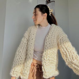Chunky Cardigan, Wool Cardigan,Cardigan, Knit Chunky Cardigan, Hand Knit Cardigan, Gift for her, Chunky Cardigan, Wool Cardigan